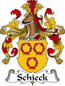 German Wappen Coat of Arms for Schieck