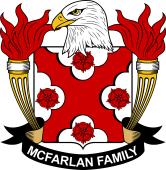 Coat of arms used by the McFarlan family in the United States of America