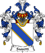 Italian Family Coat of Arms (v.25b) Sassetti