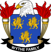 Coat of arms used by the Wythe family in the United States of America