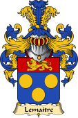 French Family Coat of Arms (v.23) for Lemaitre (Maitre le)