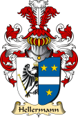 v.23 Coat of Family Arms from Germany for Hellermann
