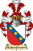 v.23 Coat of Family Arms from Germany for Kaltenbrunn