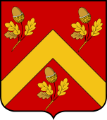 French Family Shield for Quesne (du