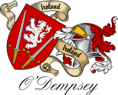 Sept (Clan) Coat of Arms from Ireland for O'Dempsey