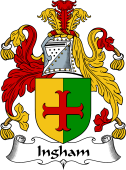 English Coat of Arms for the family Ingham