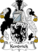 English Coat of Arms for the family Kendrick