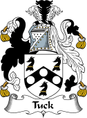 English Coat of Arms for the family Tuck