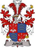 Coat of arms used by the Danish family Junge