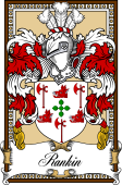 Scottish Coat of Arms Bookplate for Rankin (Perth)