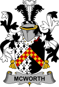 Irish Coat of Arms for McWorth or MacWorth