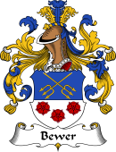 German Wappen Coat of Arms for Bewer
