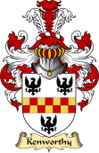 English Coat of Arms (v.23) for the family Kenworthy