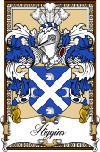 Scottish Coat of Arms Bookplate for Higgins (Stirling)