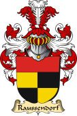 v.23 Coat of Family Arms from Germany for Raussendorf