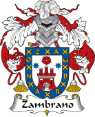 Spanish Coat of Arms for Zambrano or Zambrana
