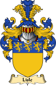 English Coat of Arms (v.23) for the family Lisle
