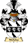English Coat of Arms (v.23) for the family Nicholas