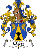 German Wappen Coat of Arms for Matz