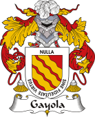 Spanish Coat of Arms for Gayola