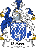English Coat of Arms for D'Arcy