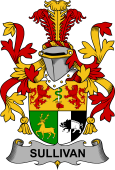 Irish Coat of Arms for Sullivan or O'Sullivan