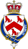 Families of Britain Coat of Arms Badge for: Hamlin (Ireland)