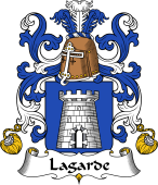 Coat of Arms from France for Lagarde