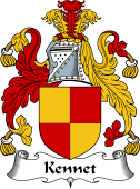 English Coat of Arms for the family Kennet