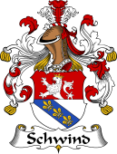 German Wappen Coat of Arms for Schwind