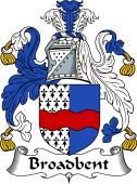 English Coat of Arms for the family Broadbent