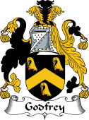 English Coat of Arms for the family Godfrey