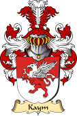 v.23 Coat of Family Arms from Germany for Kaym