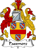 English Coat of Arms for Pasmore or Passmore