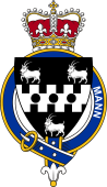 Families of Britain Coat of Arms Badge for: Mann (England)