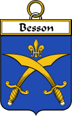 French Coat of Arms Badge for Besson