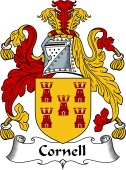 English Coat of Arms for the family Cornell