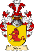 v.23 Coat of Family Arms from Germany for Stirn