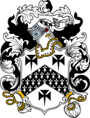 English or Welsh Coat of Arms for Boughton (Essex, 1595)