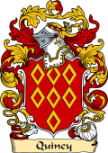 English or Welsh Family Coat of Arms (v.23) for Quincy (Lincolnshire)