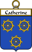 French Coat of Arms Badge for Catherine