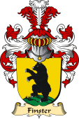 v.23 Coat of Family Arms from Germany for Finster