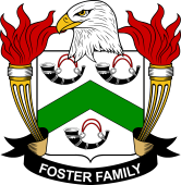 Coat of arms used by the Foster family in the United States of America