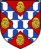 English Family Shield for Stamford or Stanford