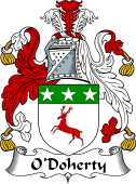 Irish Coat of Arms for O'Doherty or Dogherty