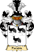 French Family Coat of Arms (v.23) for Paradis
