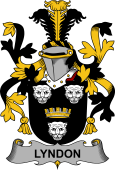 Irish Coat of Arms for Lyndon or Gindon