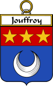 French Coat of Arms Badge for Jouffroy