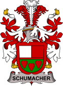 Coat of arms used by the Danish family Schumacher