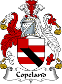 English Coat of Arms for the family Copeland